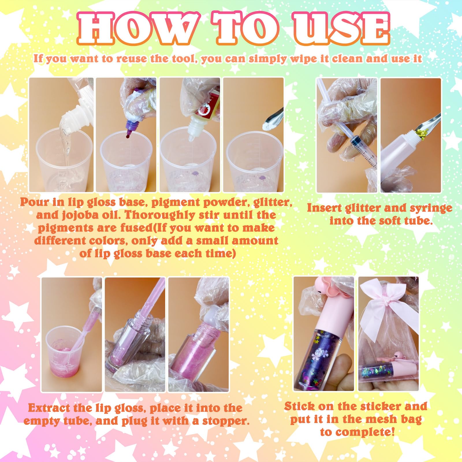 Thaluna Lip Gloss Making Kit – DIY Lip Gloss Set for Teens & Kids | Hydrating, Glittery Fun