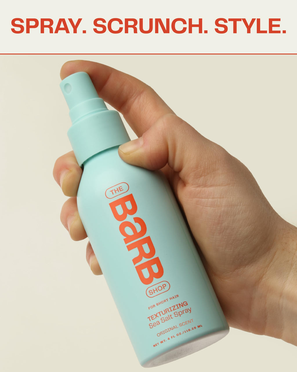 The Barb Shop Barb Sea Salt Spray – Beach Texture, Light Hold, Soft Matte Finish