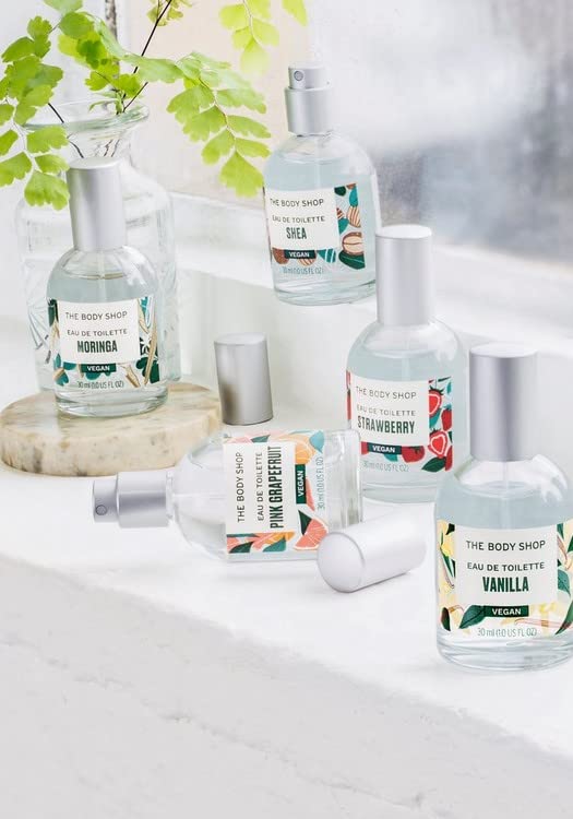 The Body Shop Strawberry Eau de Toilette, 1 Fl Oz | Long-Lasting Fruity Floral Fragrance