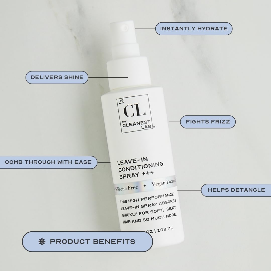 The Cleanest Lab Leave-In Conditioner Mist – Lightweight Hydration & Frizz Control