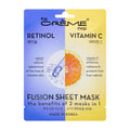 The Crème Shop Retinol & Vitamin C Fusion Sheet Mask – 5 Pack | Brighten, Plump & Anti-Aging
