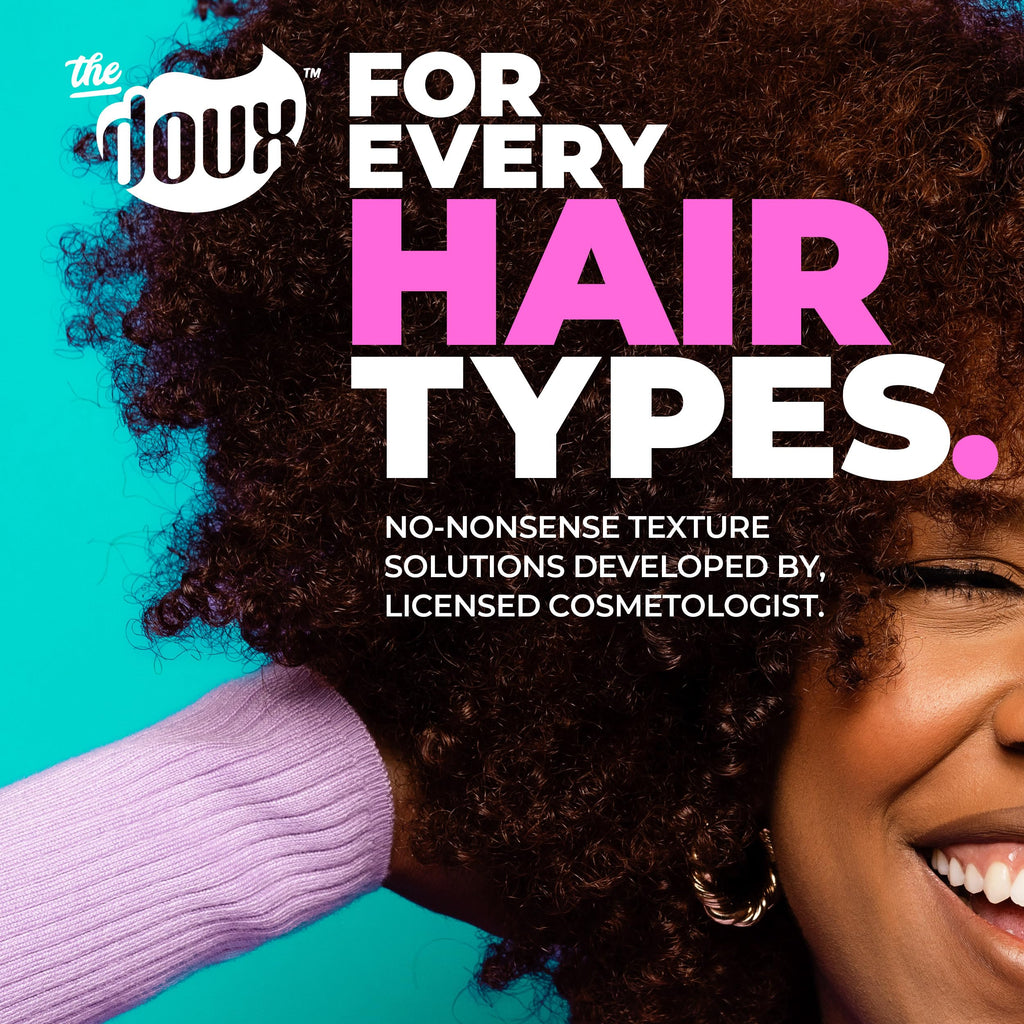 The Doux BREAKDOWN Clarifying Shampoo for Curly & Textured Hair – Rosemary & Vitamin E Detox, Sulfate-Free
