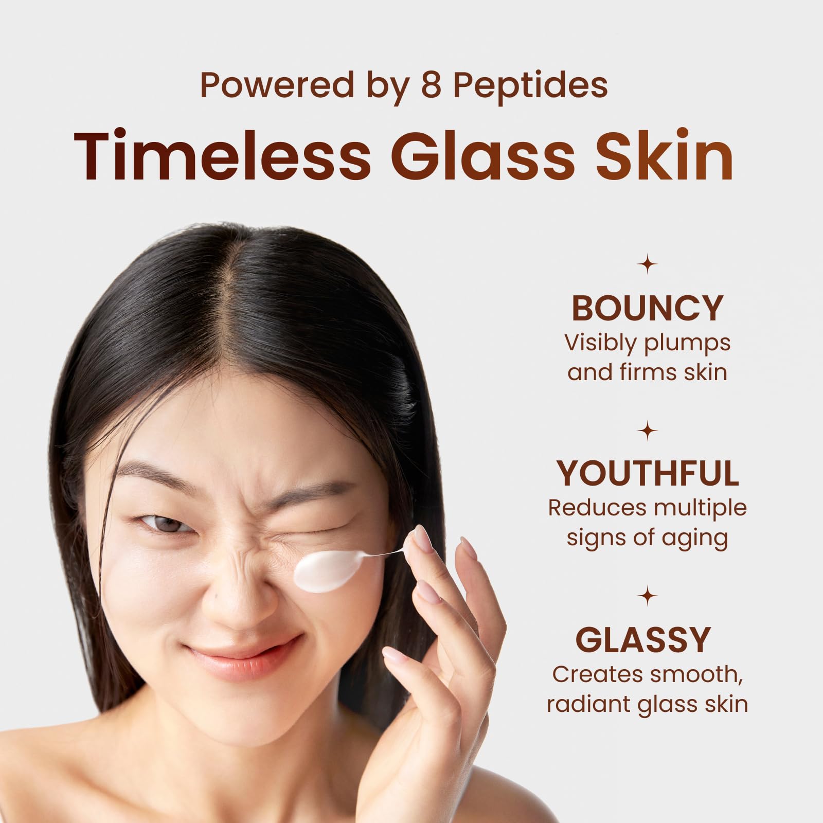 The Face Shop 8 Peptide Moisturizer – Vegan Mucin, All Skin Types, 50 ml