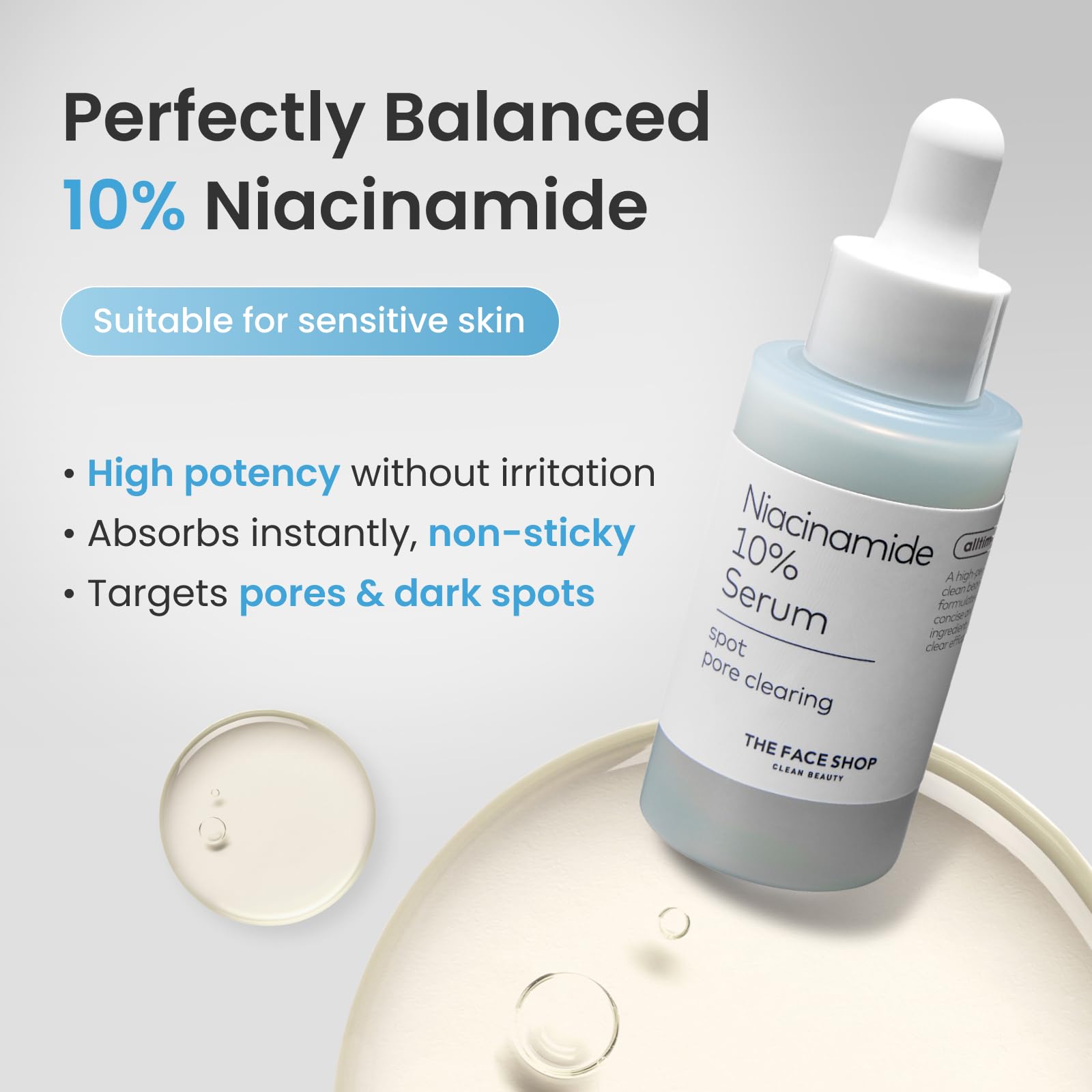 The Face Shop Alltimate Niacinamide 10% Serum – Oil Control & Pore Reduction