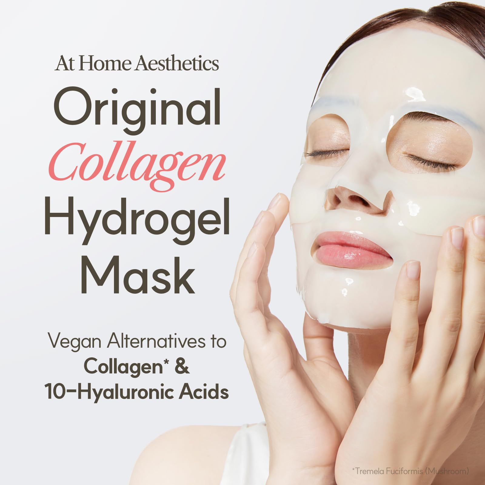 THE FACE SHOP Original Vegan Collagen Mask – Glass Skin Essential, Hydration & Firming (4EA)