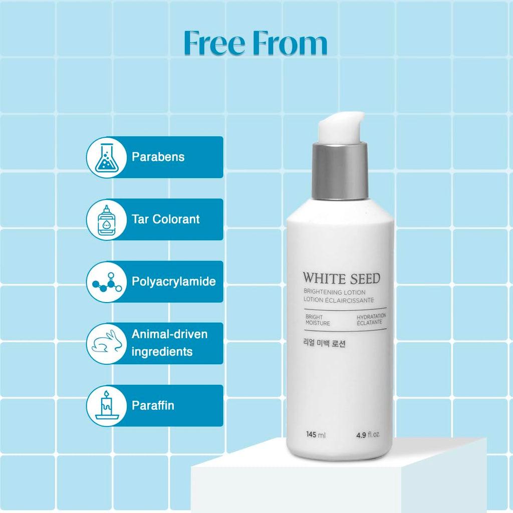 The Face Shop White Seed Brightening Lotion – Niacinamide Hydrating Moisturizer