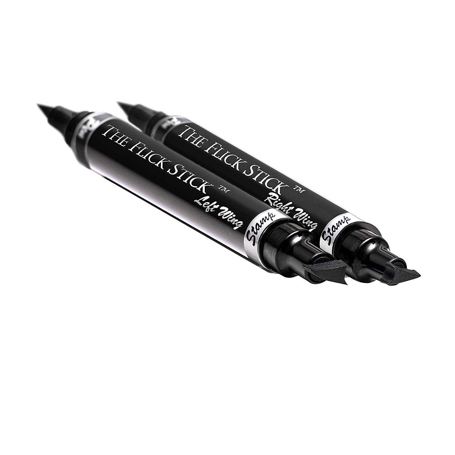 The Flick Stick Winged Eyeliner Stamp – Quick Cat Eye, Smudge-Proof & Waterproof (12mm Vintage, Midnight Black)