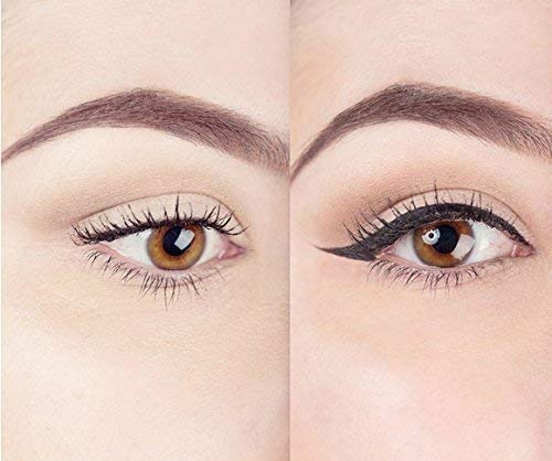 The Flick Stick Winged Eyeliner Stamp – Quick Cat Eye, Smudge-Proof & Waterproof (12mm Vintage, Midnight Black)