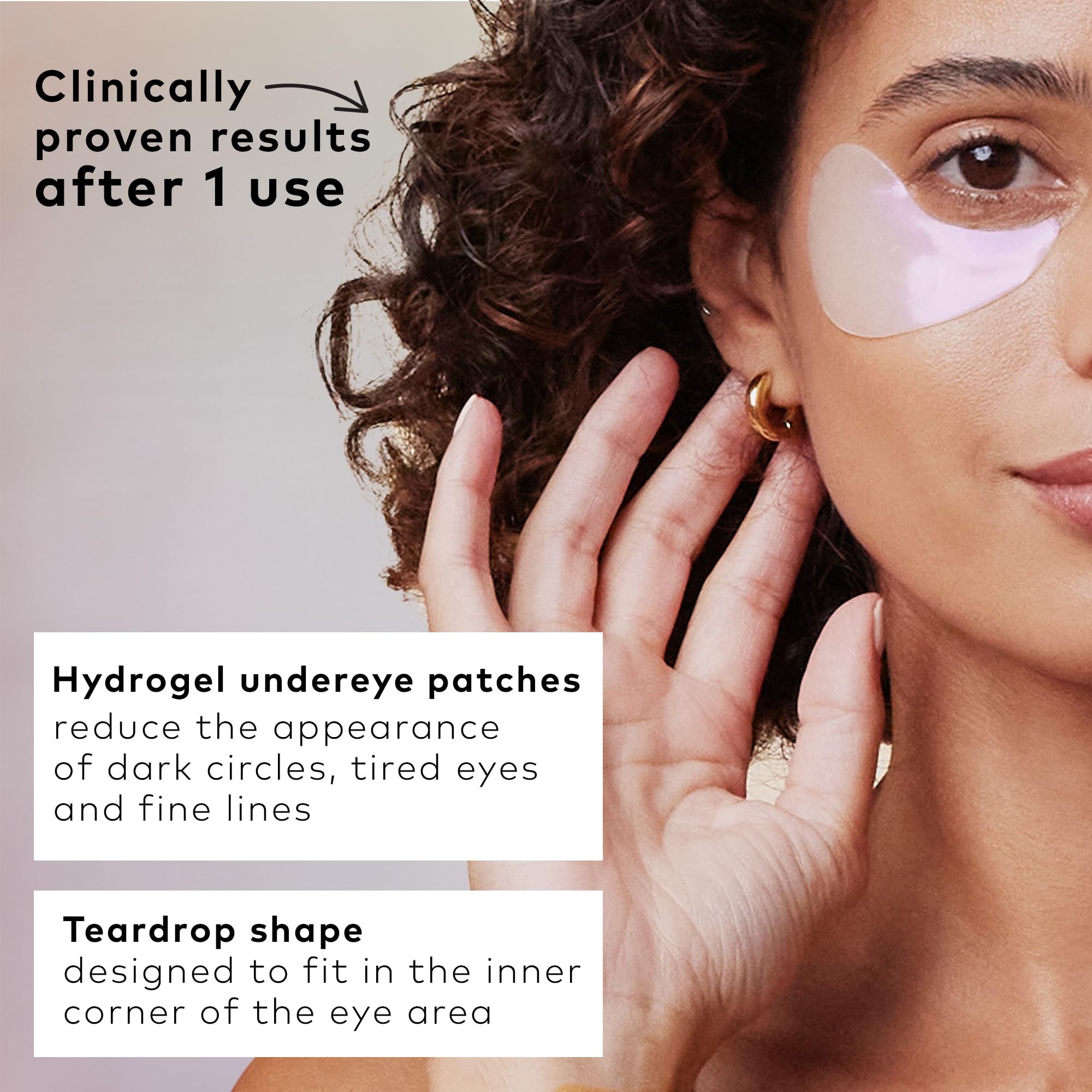 The Good Patch Brighten Up Hydrogel Under Eye Patches – Brighten Dark Circles & Puffy Eyes