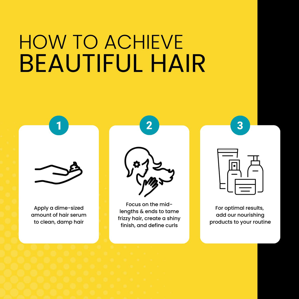 The Hair Diagram Ashley Marie SilkOut Serum – Frizz Control, Strengthening, Shine, Heat Protectant