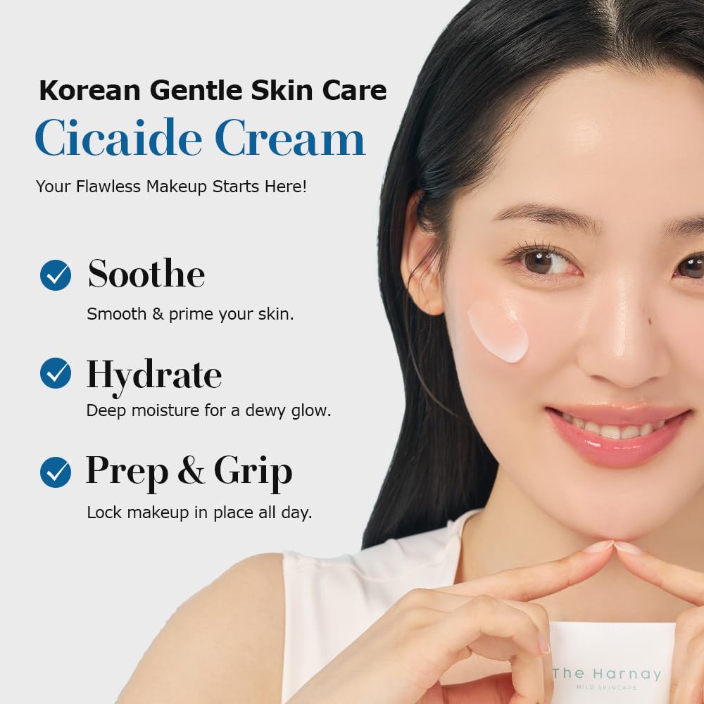 The harnay Cicaide Cream – 3.53oz Daily Moisturizer with Cica & Ceramide NP