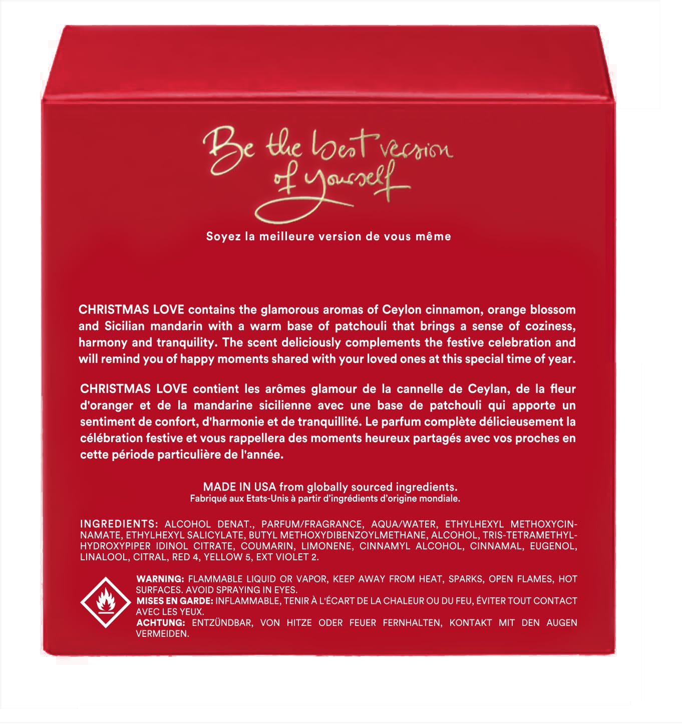 CHRISTMAS LOVE Eau de Parfum – Limited Edition Vegan Holiday Perfume by The Heart Company