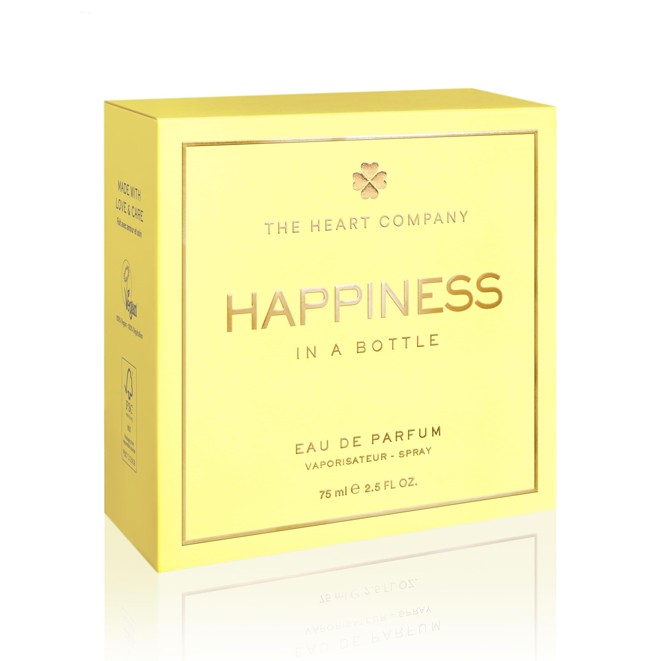 THE HEART COMPANY Happiness in a Bottle | Citrus Perfume for Women | 75ml