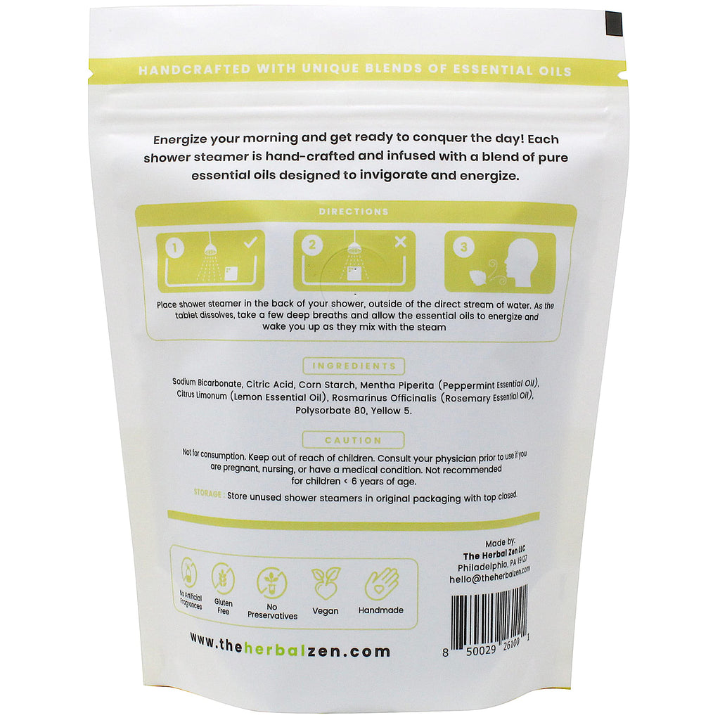 The Herbal Zen Aromatherapy Shower Steamer Gift Set – USA Made Day & Night 20-Piece Bundle
