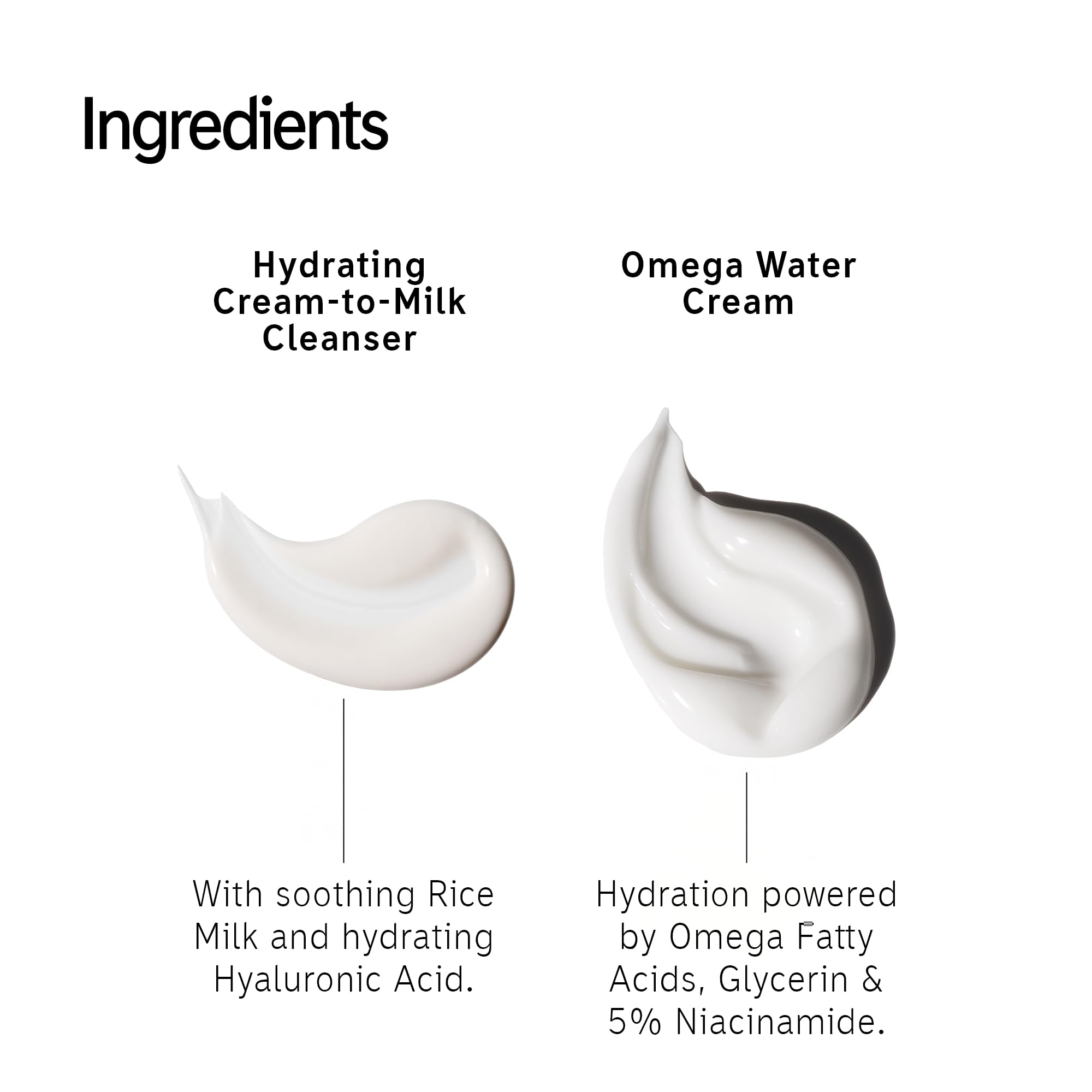 The INKEY List It's Giving Hydration Gift Set – Hydrating Cleanser + Omega Water Cream Duo