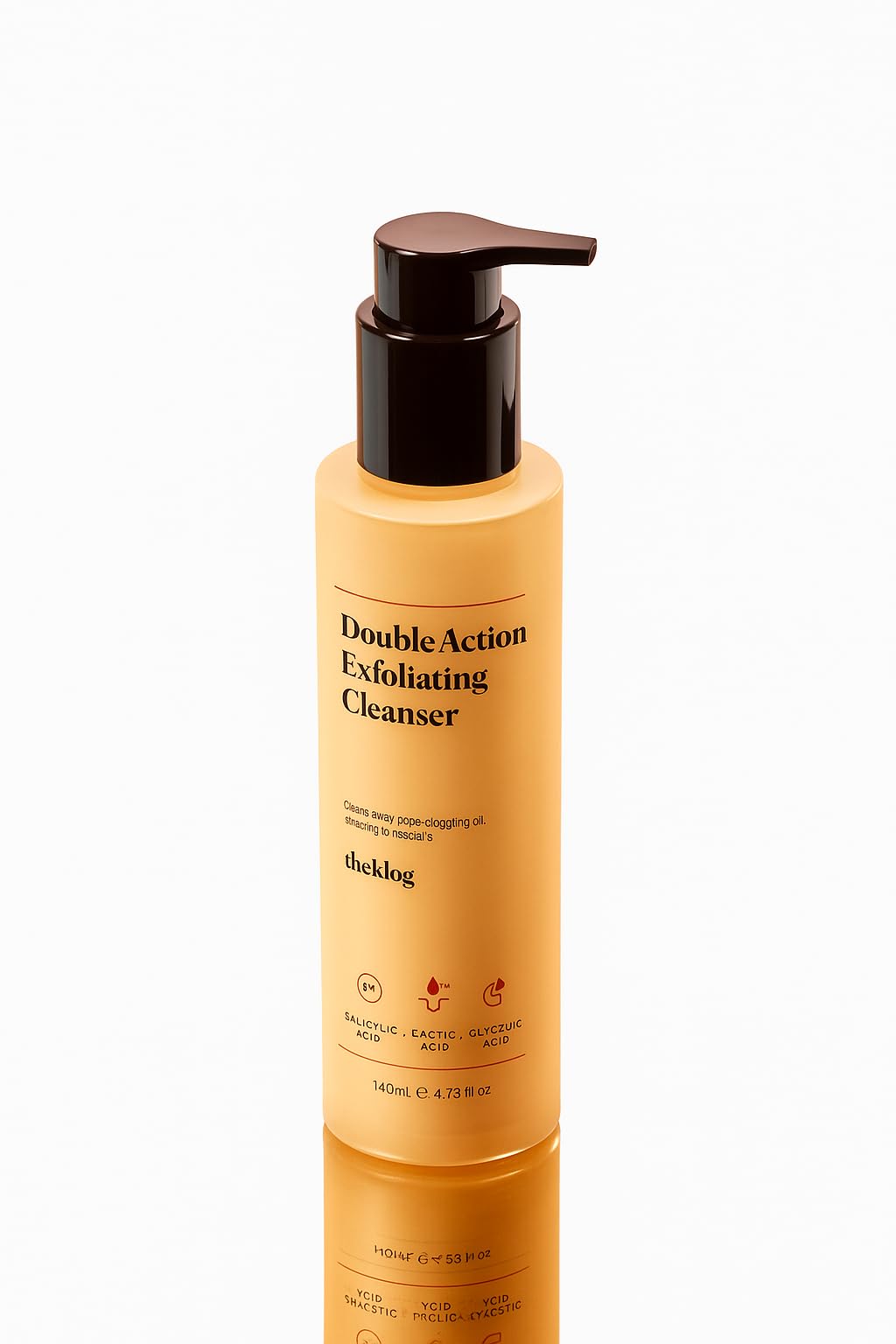 The Klog Double Action Exfoliating Cleanser — Gentle Creamy Gel for All Skin Types