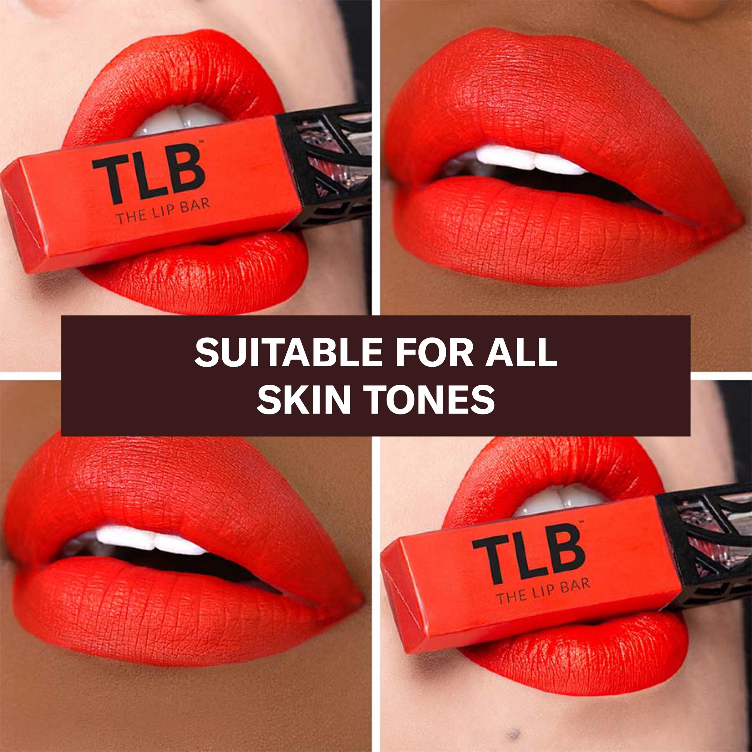 The Lip Bar Boy Trouble Nonstop Liquid Matte Lipstick (Red-Orange) - High Pigment, Long-Lasting, Vegan & Cruelty-Free
