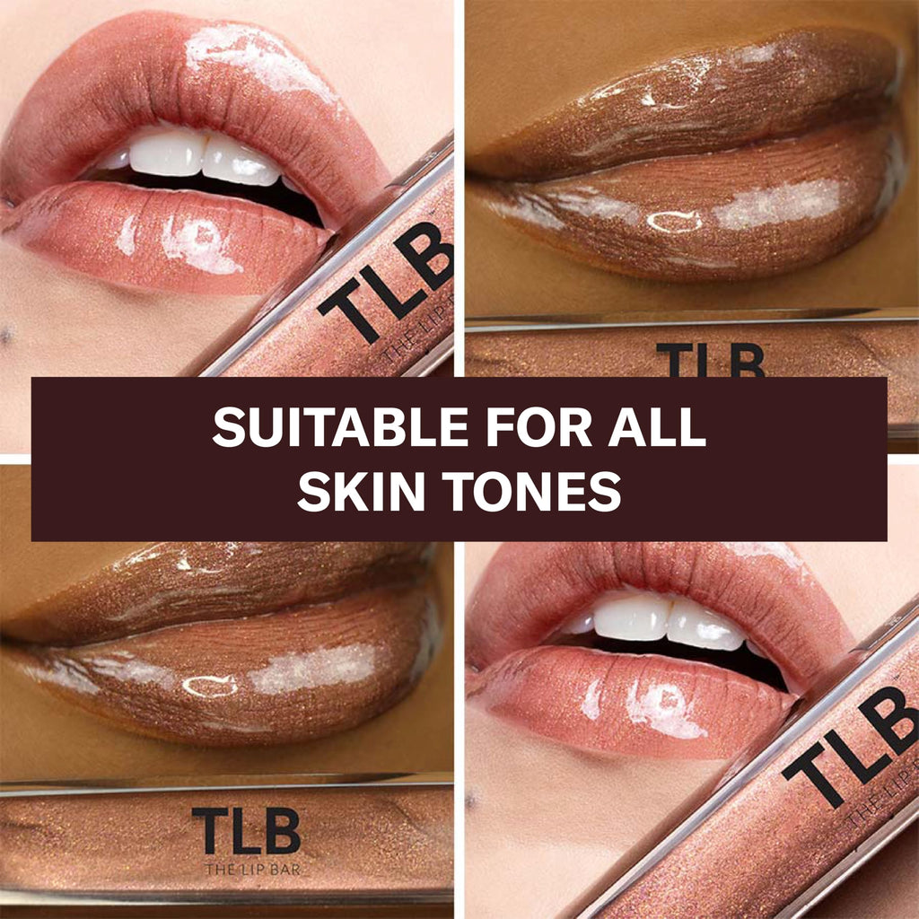 The Lip Bar Extra Brown Shimmer Lip Gloss – Gloss Up Sheer Finish