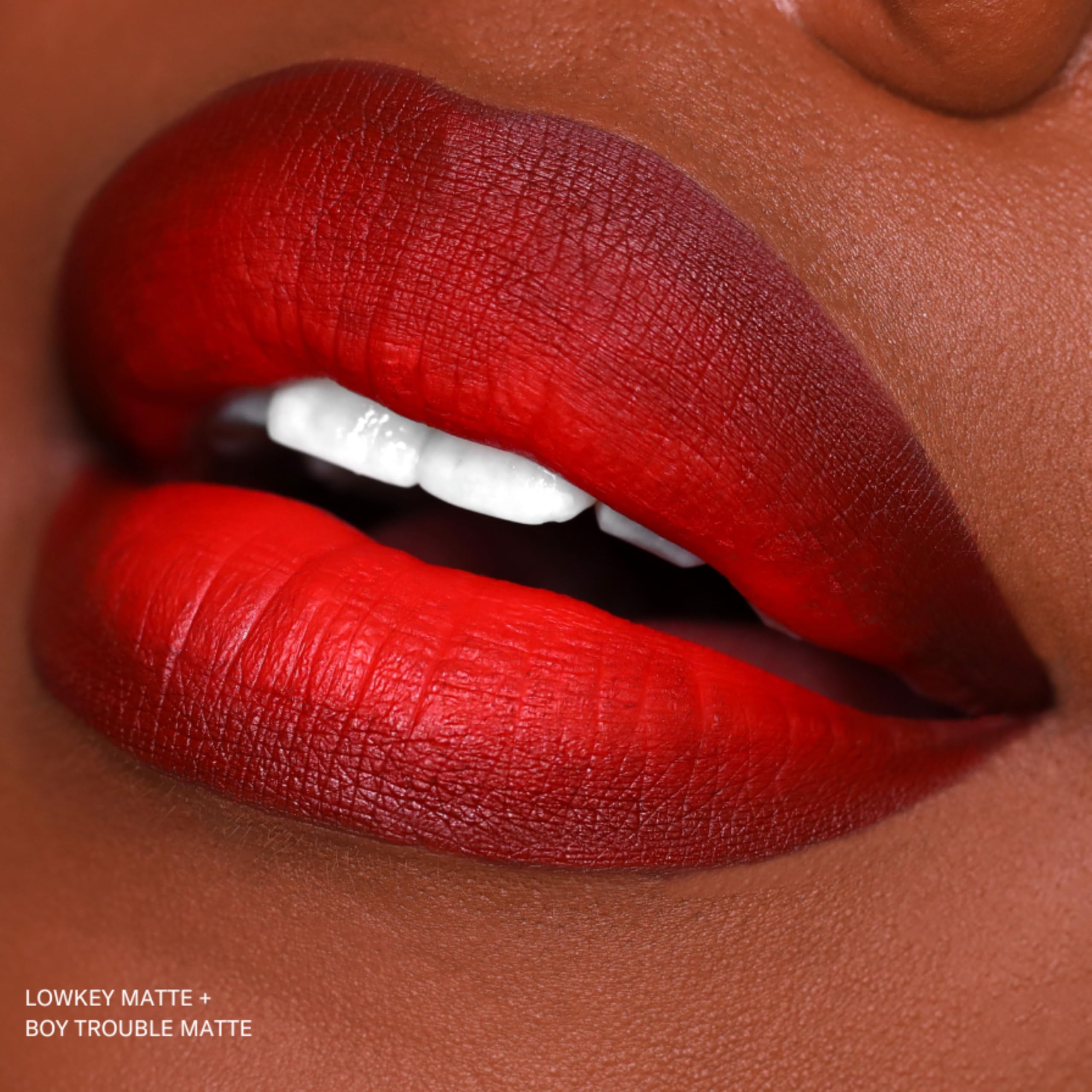 The Lip Bar Boy Trouble Nonstop Liquid Matte Lipstick (Red-Orange) - High Pigment, Long-Lasting, Vegan & Cruelty-Free