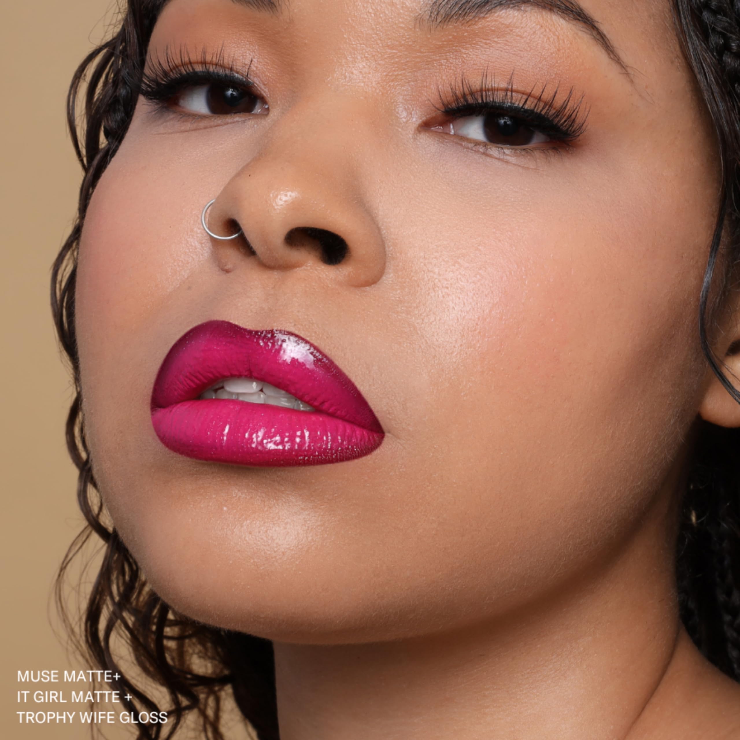 The Lip Bar Muse Deep Berry Nonstop Liquid Matte Lipstick – Long-Wear, High Pigment, Jojoba Oil & Vitamin E | Vegan & Cruelty-Free