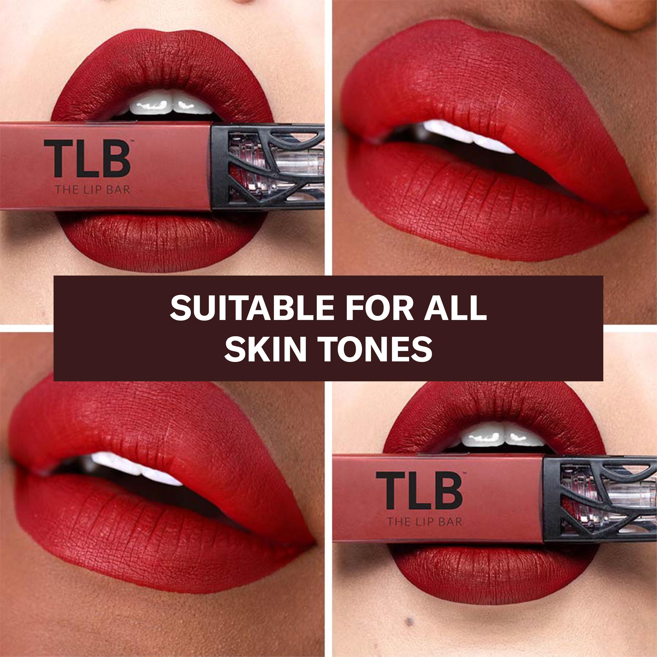 The Lip Bar - Nonstop Liquid Matte Lipstick Brickhouse Soft Brown | 8-12h Wear, Jojoba Oil & Vitamin E, Vegan & Cruelty-Free