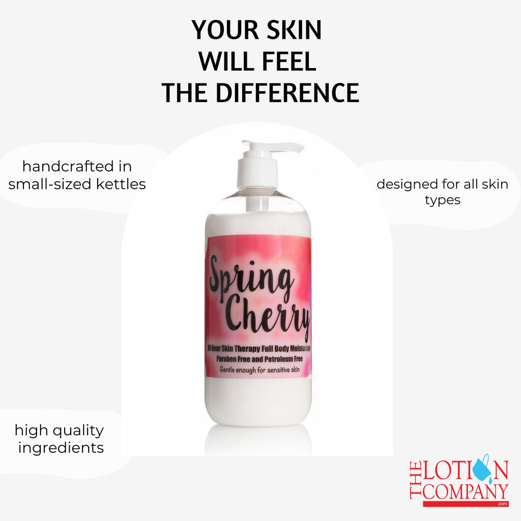 The Lotion Company 24 Hour Skin Therapy Lotion – Spring Cherry, 16 oz