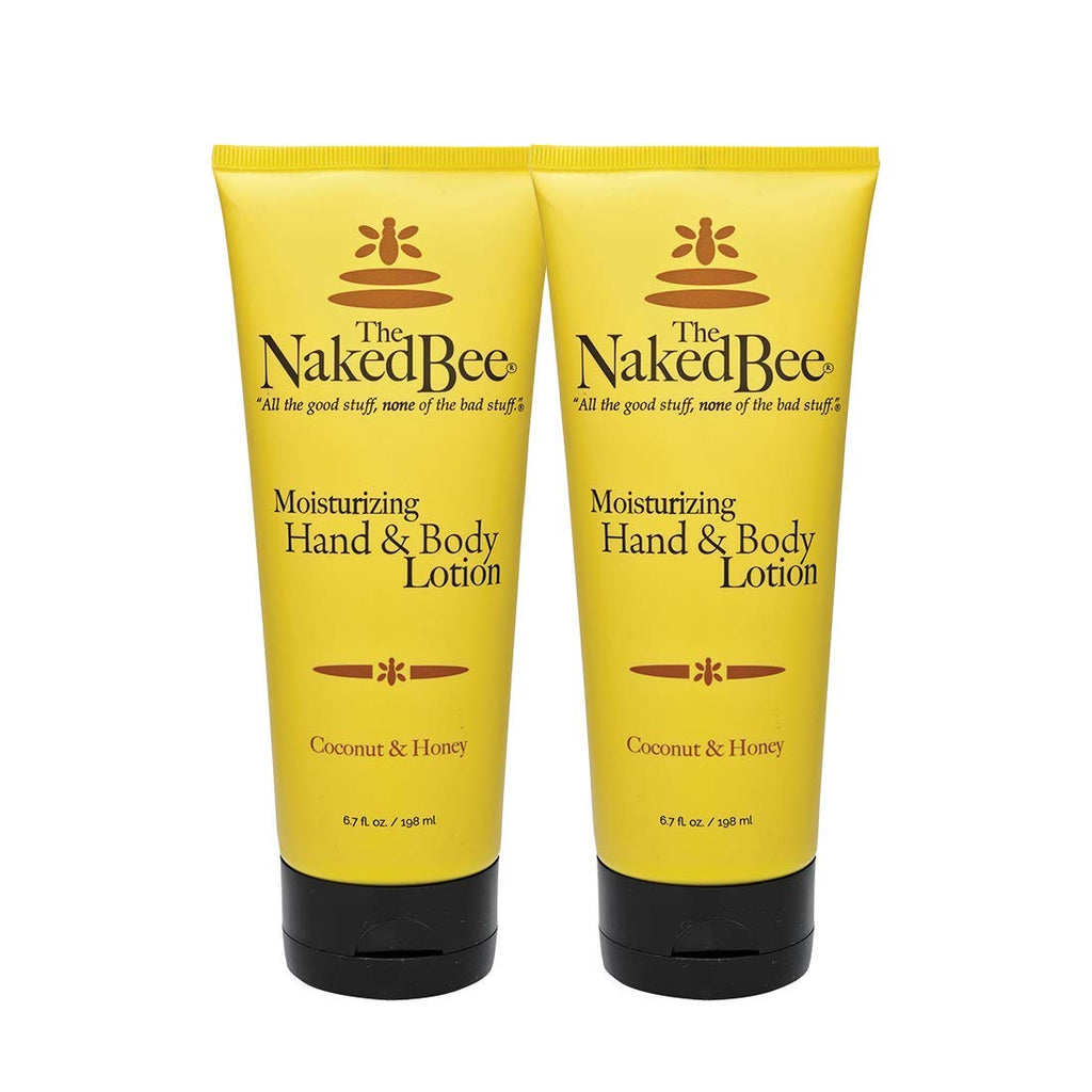 The Naked Bee Coconut & Honey Moisturizing Hand & Body Lotion – 6.7 oz, 2 Pack