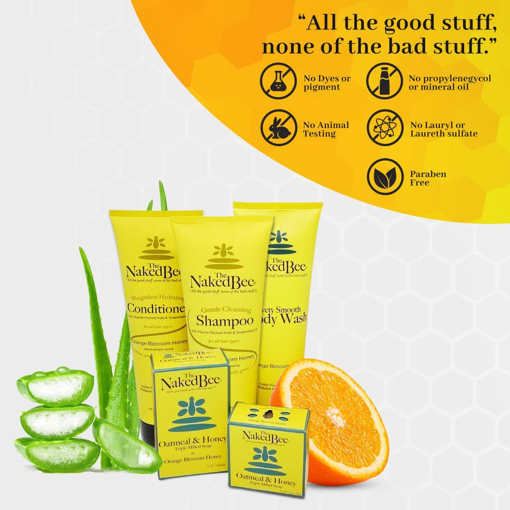 The Naked Bee Nourishing Body Lotion – Jasmine & Honey, 8oz | All Skin Types