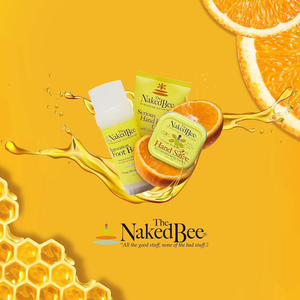 The Naked Bee 3-Pack Hand & Body Lotion — Orange Blossom, Grapefruit & Coconut Honey (6.7 oz each)