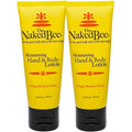 The Naked Bee Orange Blossom Honey Hand and Body Lotion 2-Pack – 2.25 oz Each