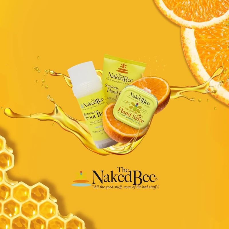 The Naked Bee Organic Orange Blossom Honey Lip Balm - 3 Pack