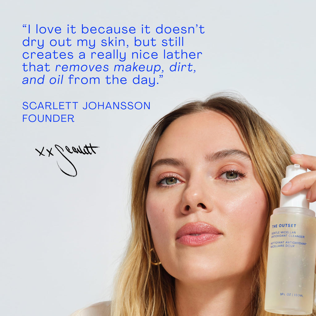 The Outset Micellar Antioxidant Cleanser – Hydrating Gel, Fragrance-Free, Vegan, Gluten-Free (5 oz)