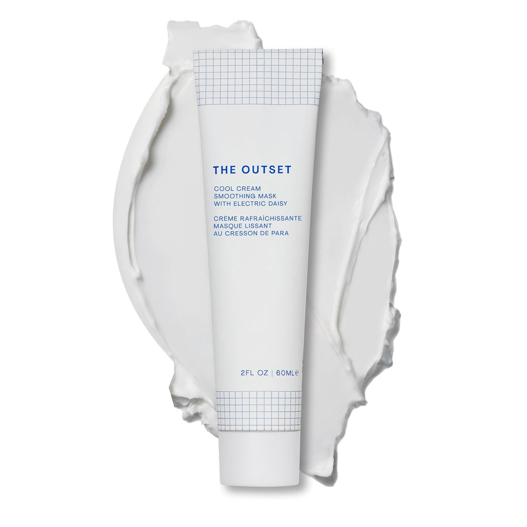 The Outset Cool Cream Smoothing Mask – Hydrating, Plumping, Gentle Vegan & Gluten-Free for Sensitive Skin