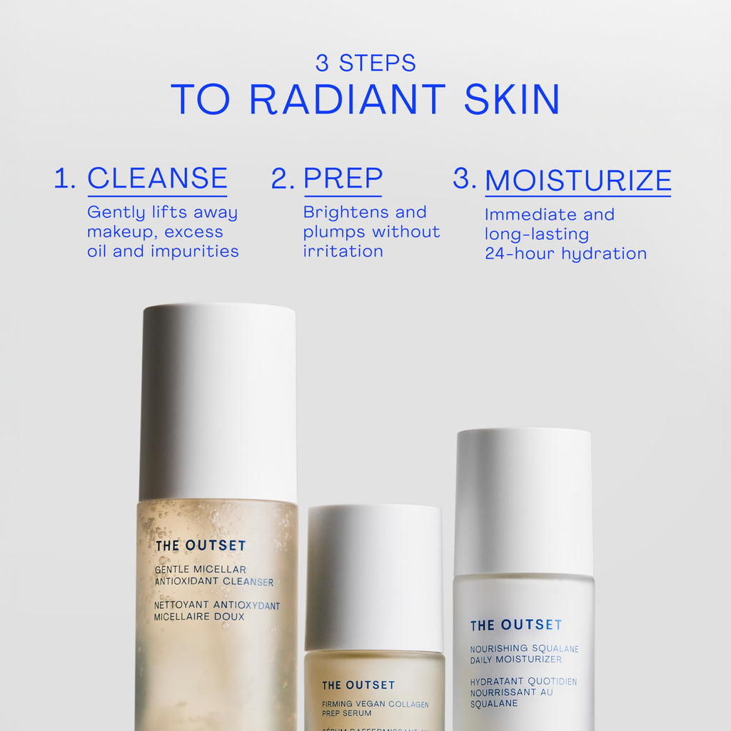 The Outset Micellar Antioxidant Cleanser – Hydrating Gel, Fragrance-Free, Vegan, Gluten-Free (5 oz)