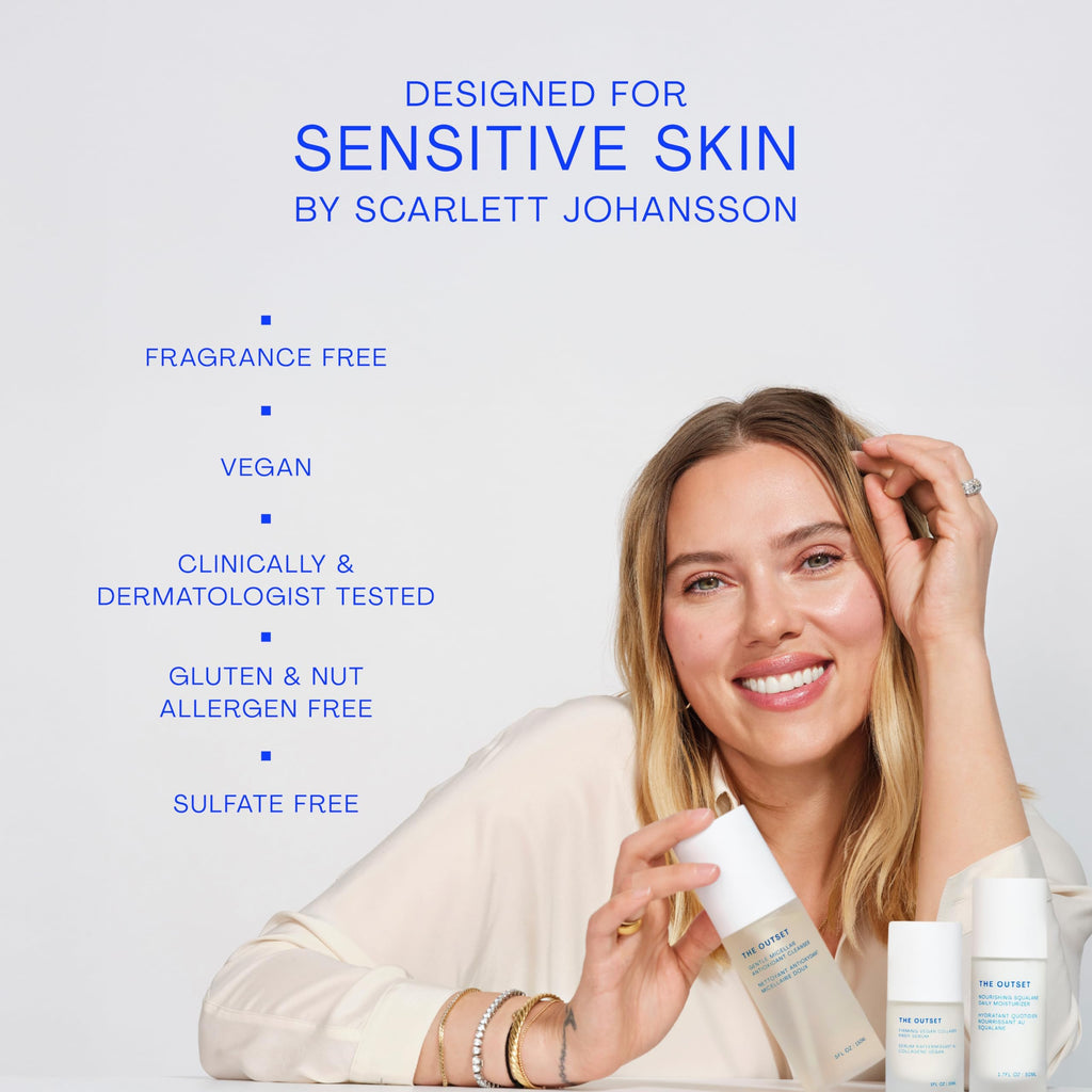 The Outset Exfoliating Caffeine Micro Polish – Brightening, Gentle Daily Scrub (3.3 fl oz)