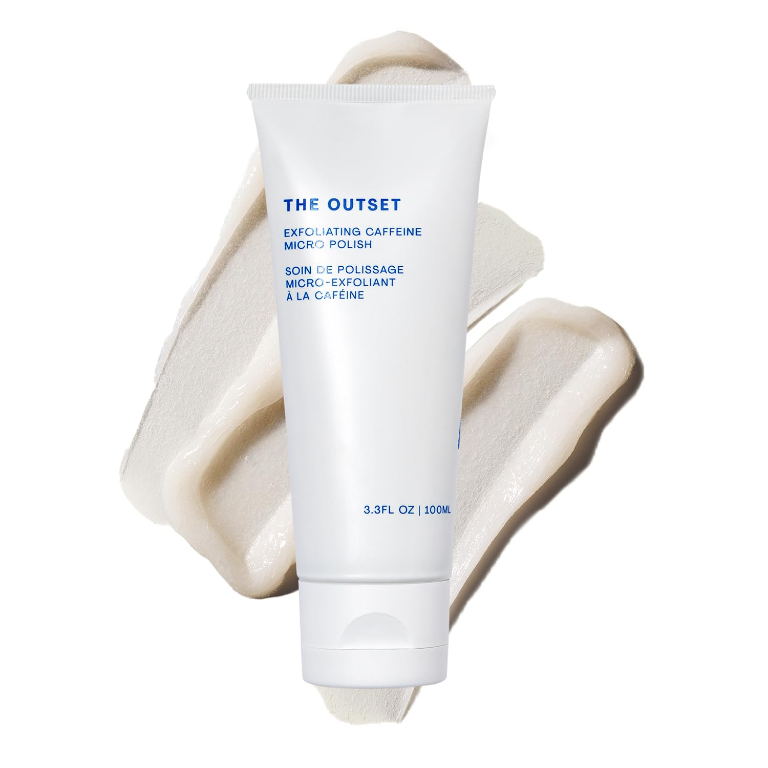 The Outset Exfoliating Caffeine Micro Polish – Brightening, Gentle Daily Scrub (3.3 fl oz)