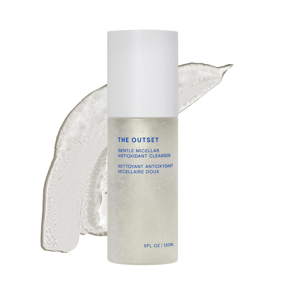 The Outset Micellar Antioxidant Cleanser – Hydrating Gel, Fragrance-Free, Vegan, Gluten-Free (5 oz)