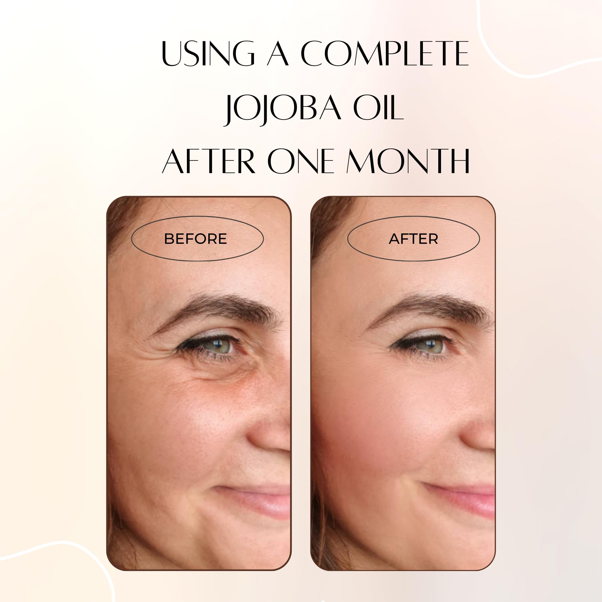 THE PURE SPLASH Jojoba Oil with Vitamins A and E – Deep Hydration & Repair | Lightweight, Non-Greasy Face & Body Oil | Antioxidant-Rich Skincare for Soft, Radiant Skin | 60ml