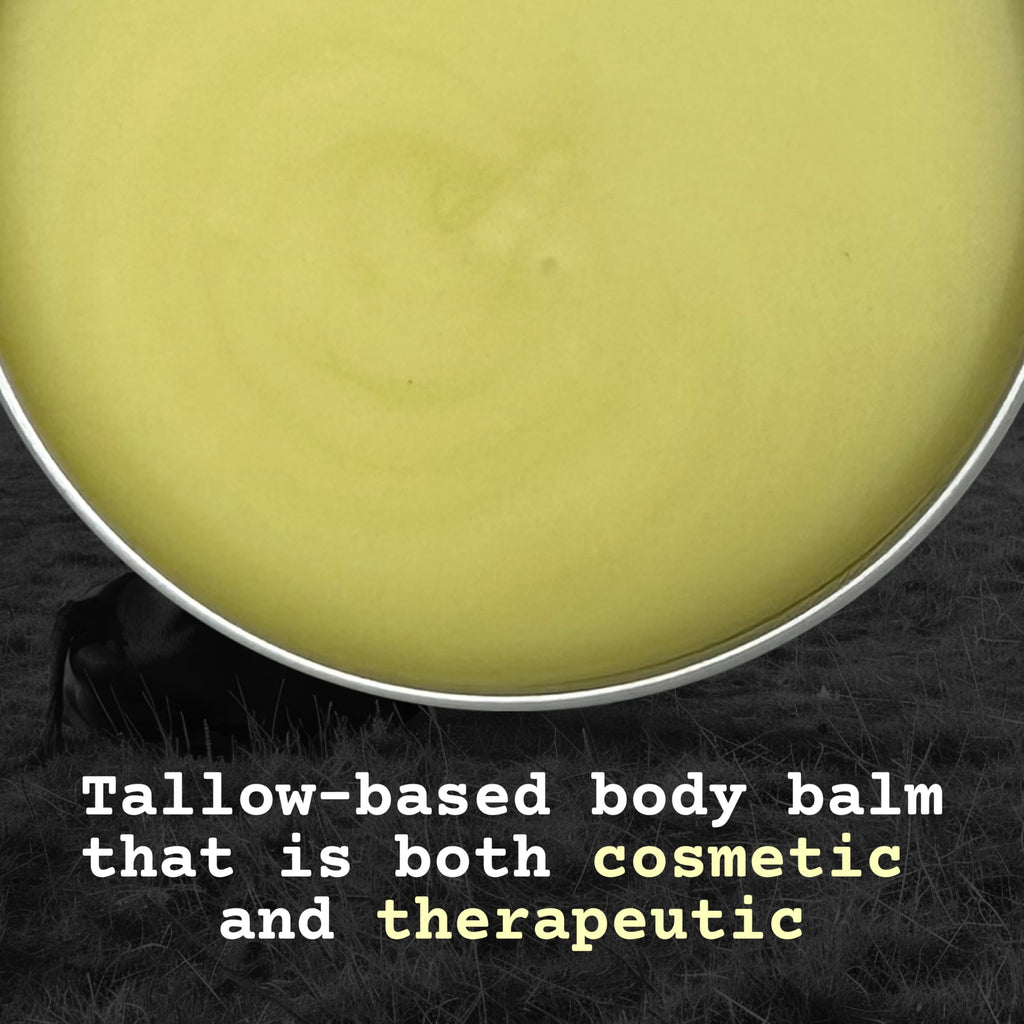 The Tallowed Truth F-Balm Tallow – Grass-Fed, Grass-Finished, 5-Ingredient All-Purpose Balm (2 x 2 oz) – Made in Canada