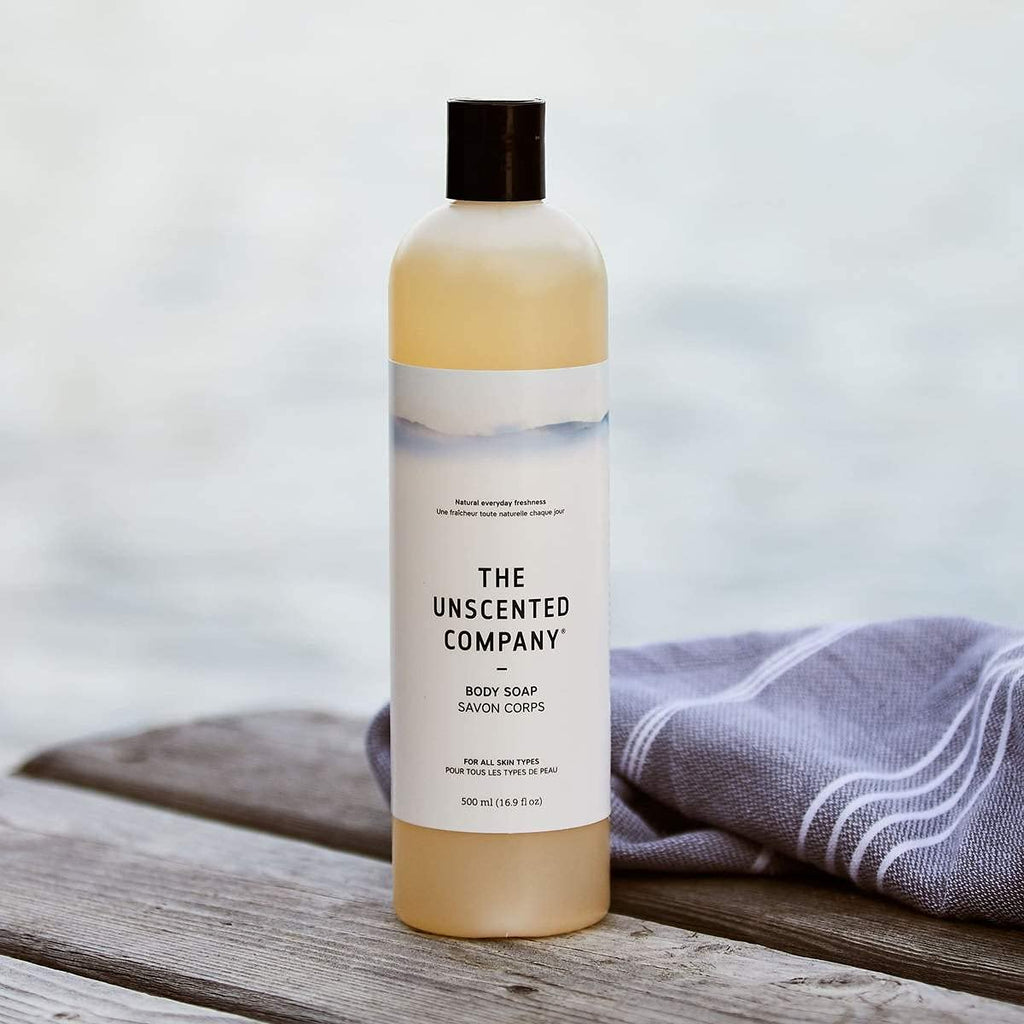 The Unscented Company Body Soap – Fragrance-Free, For All Skin Types, 16.9 fl oz (500 ml)