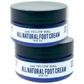 The Yellow Bird Foot Cream - 2 Pack Travel Size | Natural Dry Feet Balm with Tea Tree & Peppermint