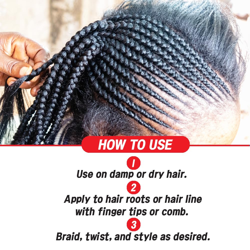 The MORE Crazy Conditioning Braiding Gel — Extreme Hold for All Hair Types | Argan Oil