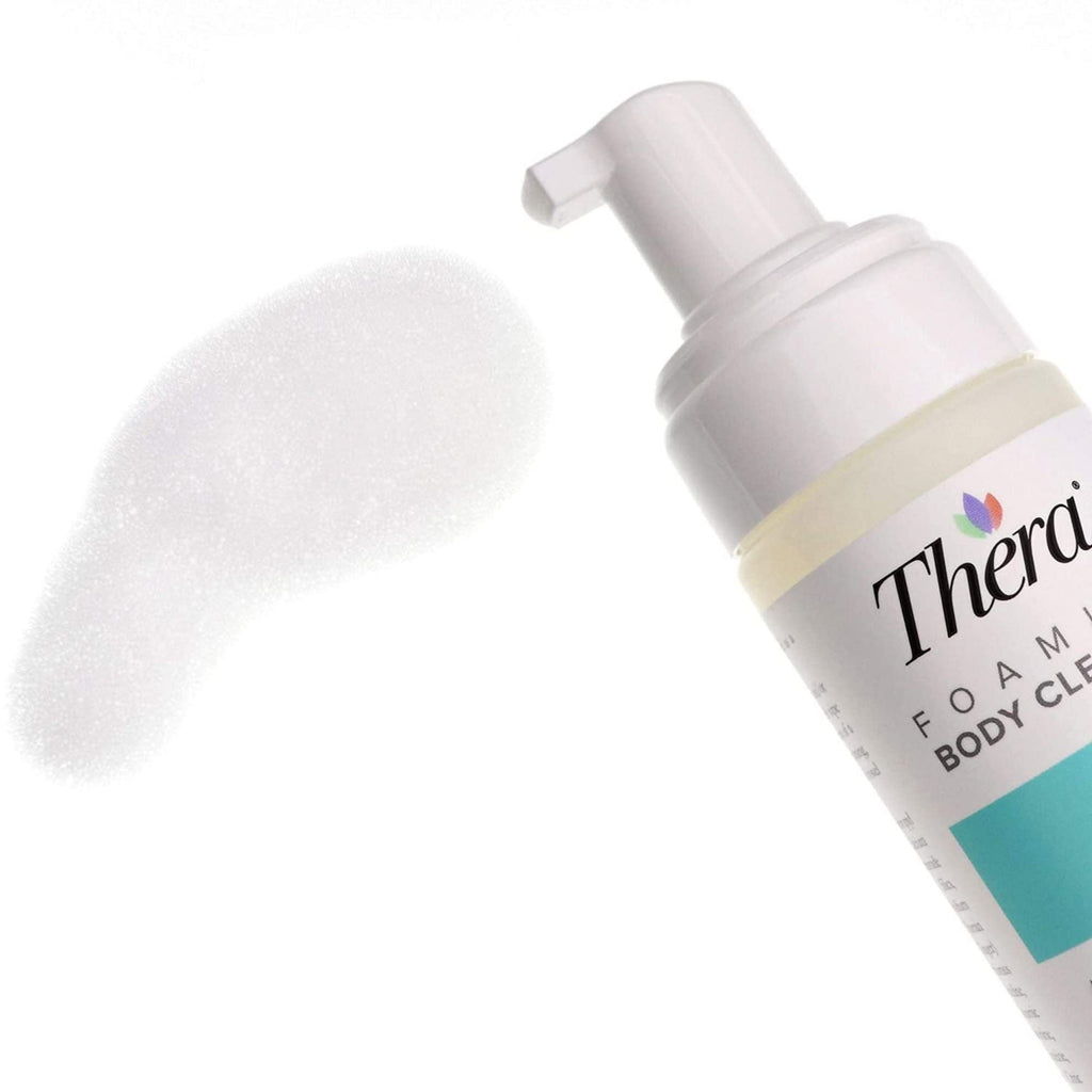 Thera Foaming Body & Hair Cleanser | Rinse-Free Exfoliating Foam, 5 oz