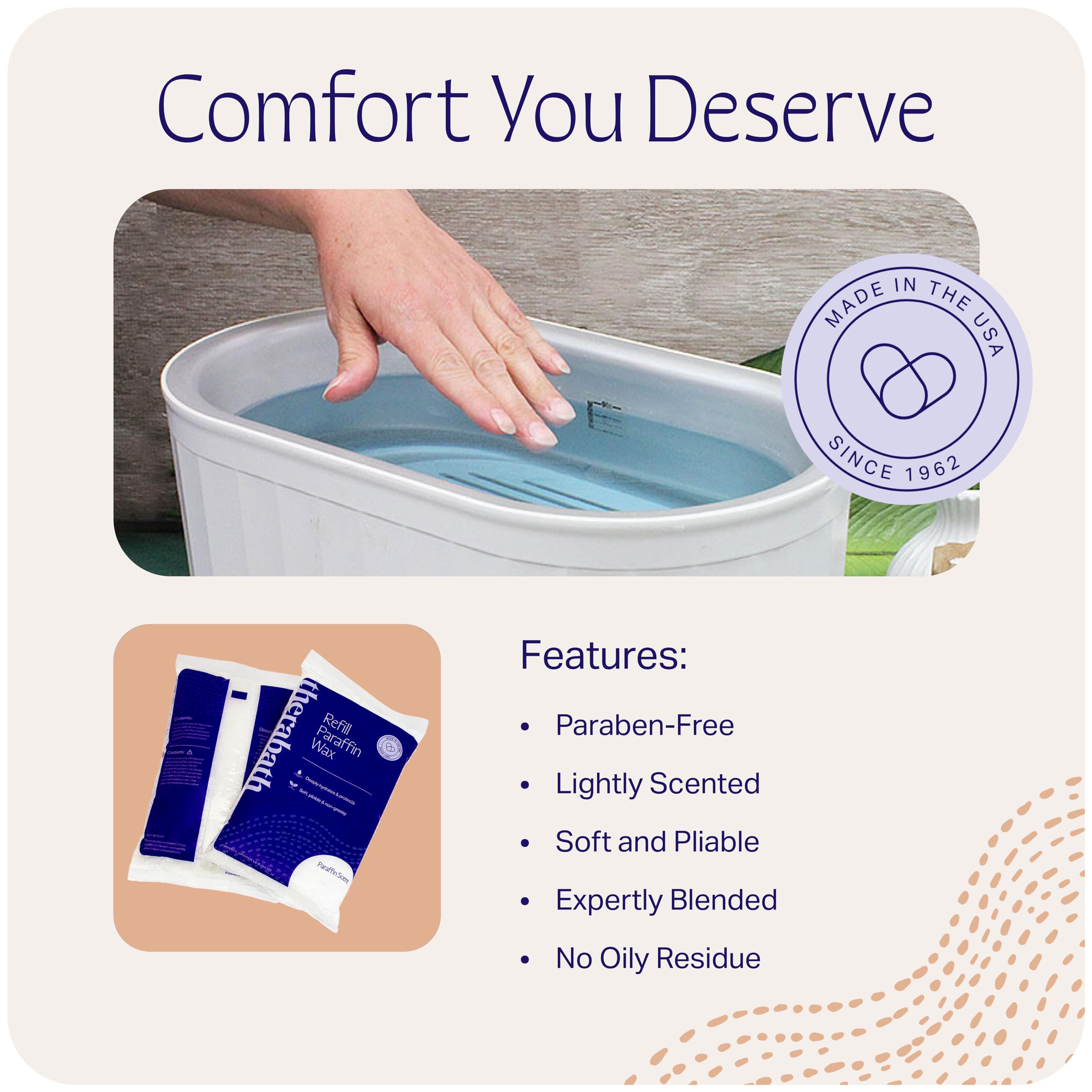 Therabath Cranberry Zest Paraffin Wax Refill – Thermotherapy & Hydration | Made in USA
