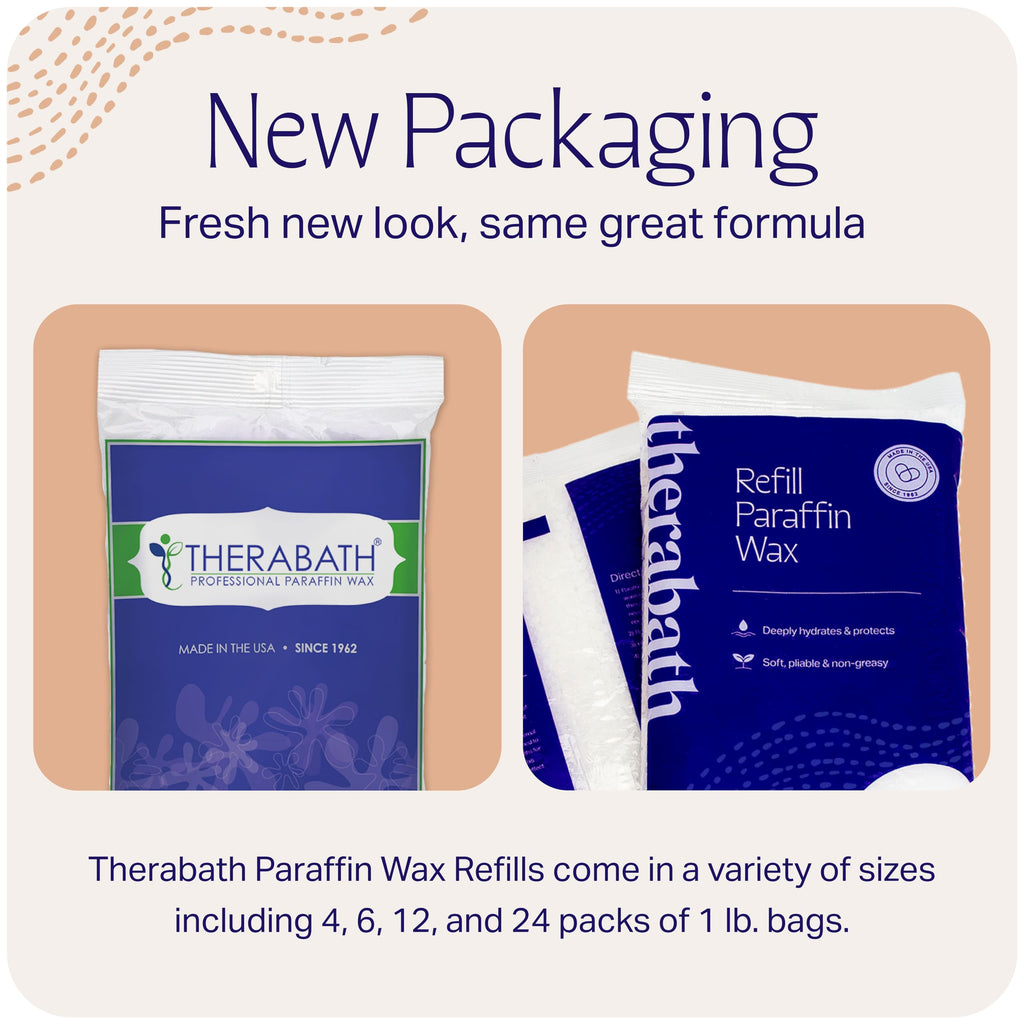 Therabath Paraffin Wax Refill 6 lb – Blooming Lilacs | Made in USA for Soft Skin & Warmth