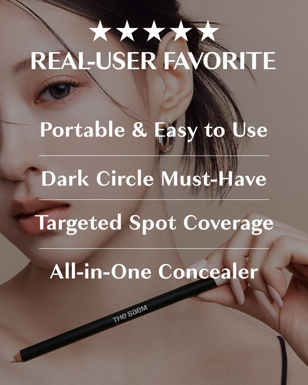 THESAEM Cover Perfection Concealer Pencil with Sharpener | Salmon Beige 1.4g