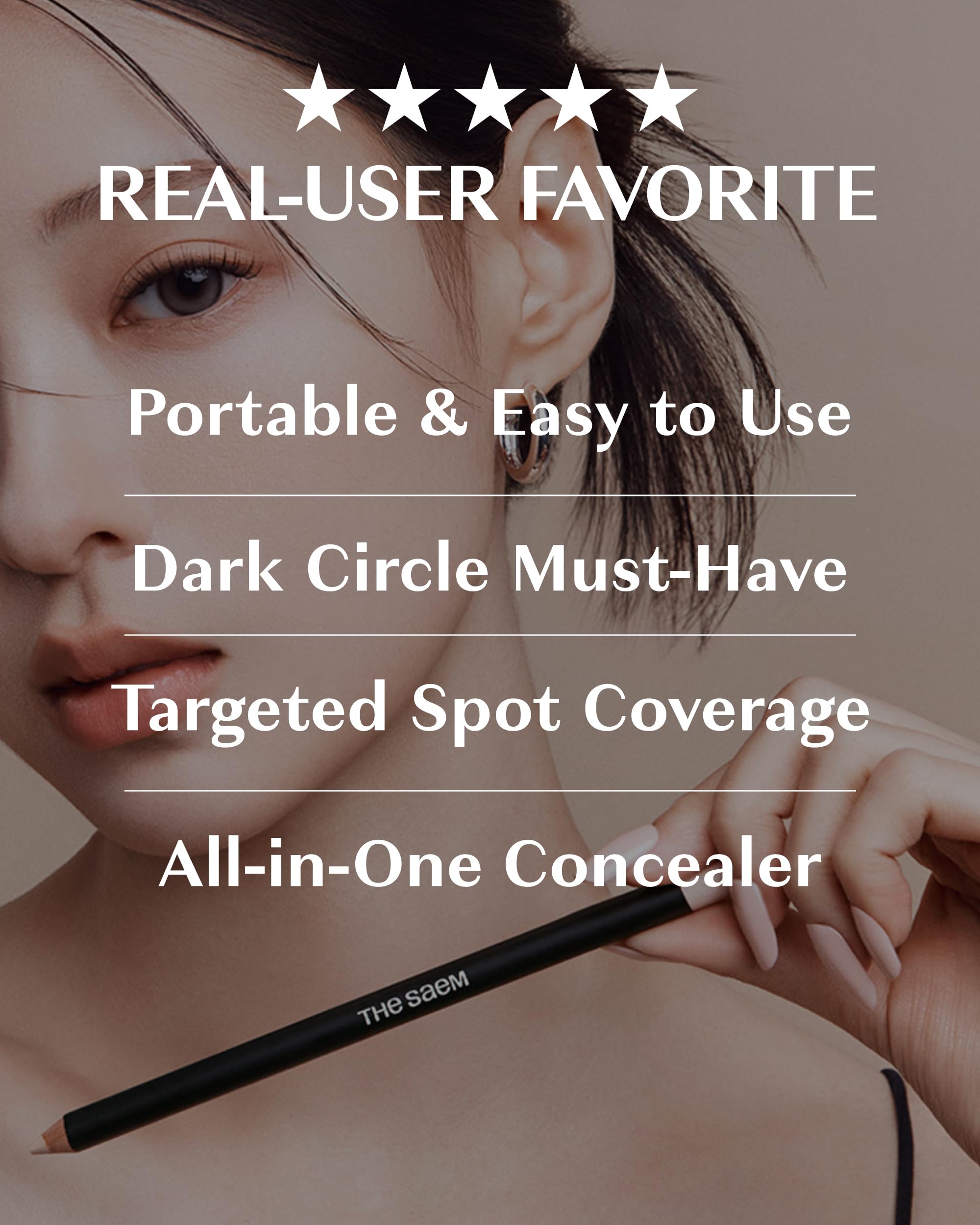 THESAEM Cover Perfection Concealer Pencil with Sharpener | Salmon Beige 1.4g