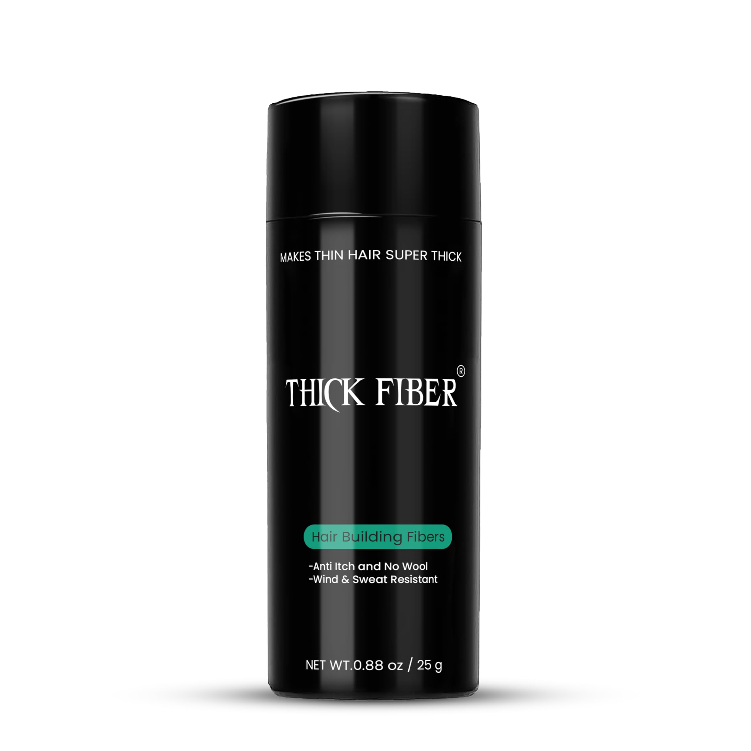 THICK FIBER Hair Fibers for Thinning Hair & Bald Spots – Medium Blonde (25g) | Conceal Hair Loss