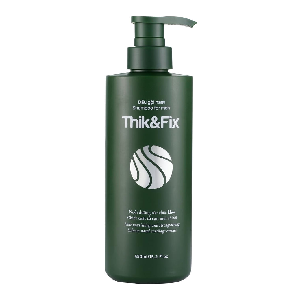 Thik&Fix Hair Growth Shampoo for Men – Volume, Strength & Texture, Scalp Hydration (15.2 oz)
