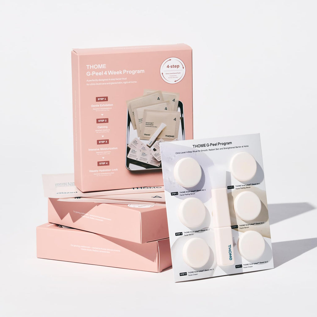 THOME G-Peel 4-Week Kit: Hydrating & Firming Korean Facial – Skin Cycling